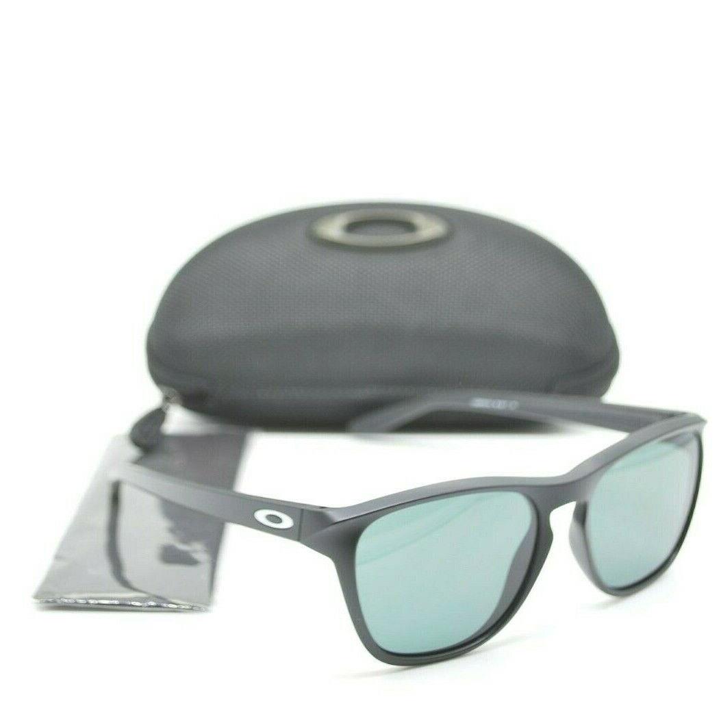 Oakley Manorburn OO9479-0156 Matte Blck Prizm Grey Authent Sunglasses 56-17 - Frame: MATTE BLACK, Lens: PRIZM GREY