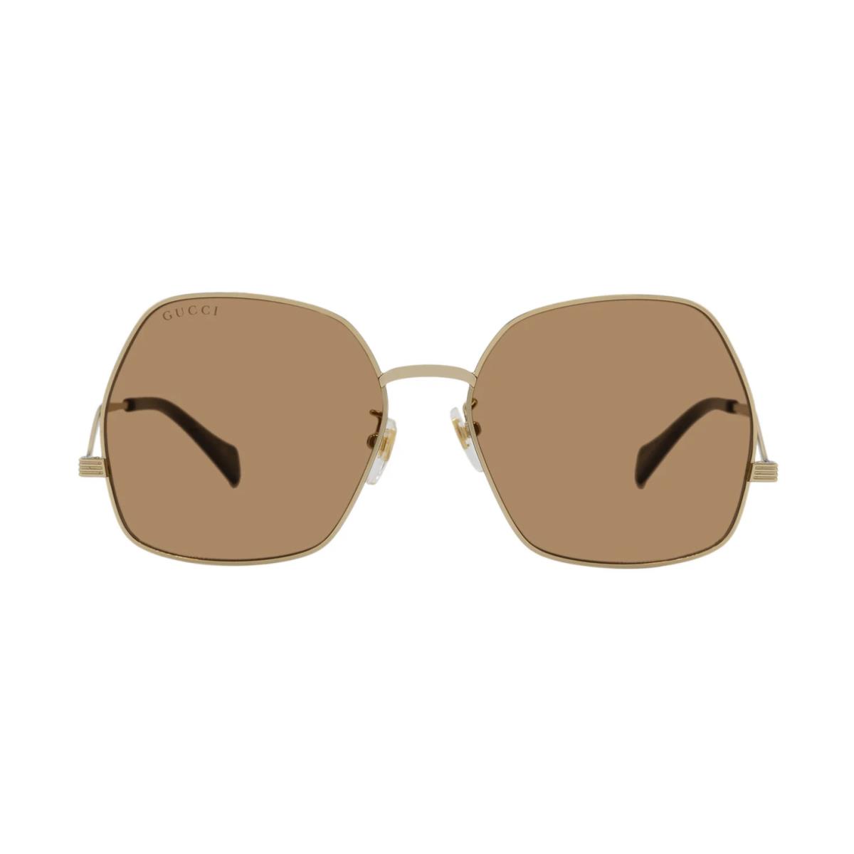 Gucci Women`s Sunglasses GG0972S 002 Gold Ladies 60-17-145