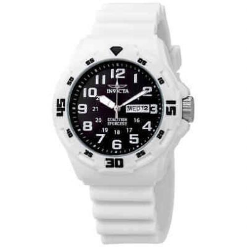 Invicta Coalition Forces Black Dial Men`s Watch 25326 - Black Dial, White Band