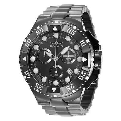 Invicta 34189 Excursion Quartz Chronograph Black Dial Men`s Watch