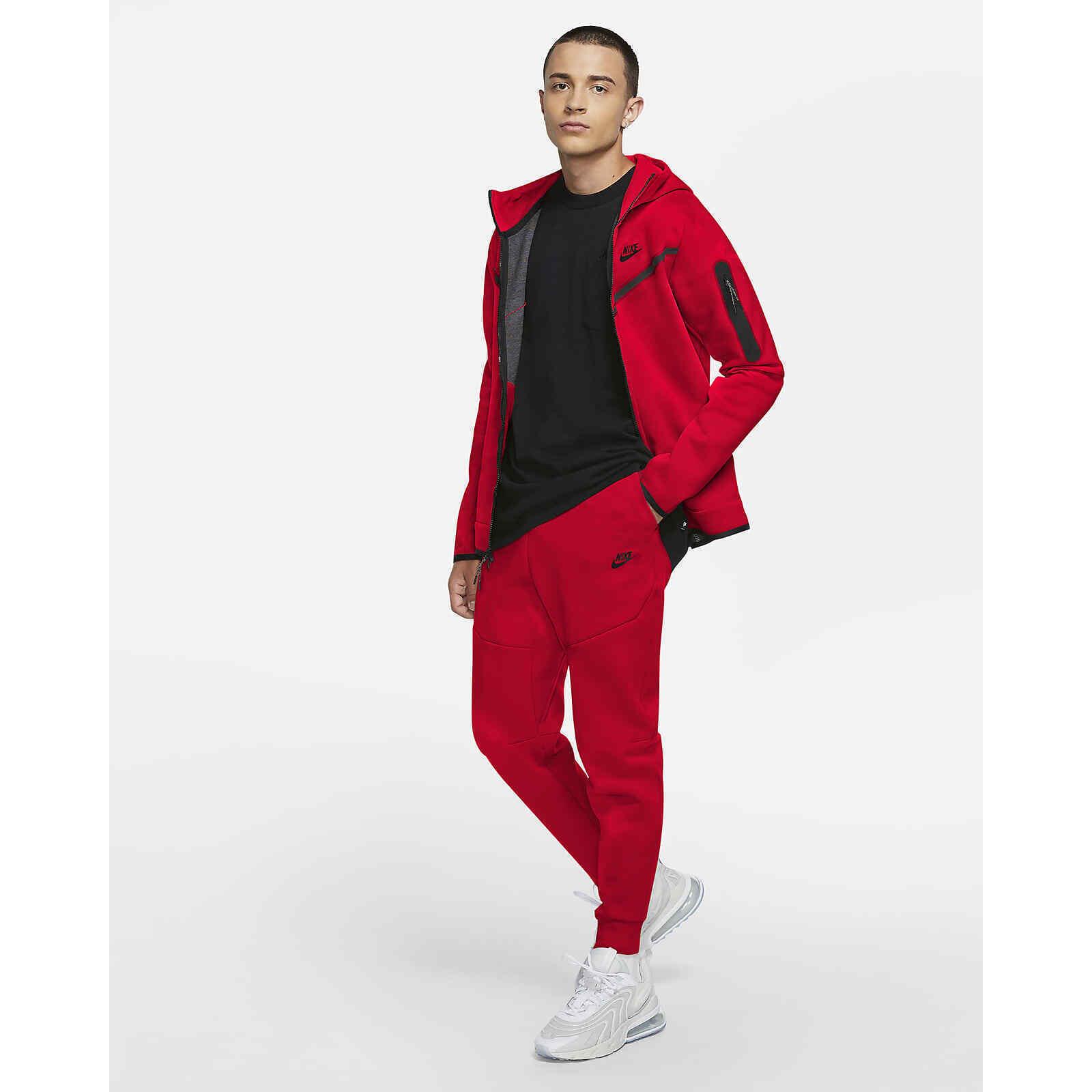 red mens nike sweatpants