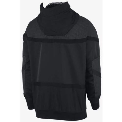 Nike Men`s Sportswear CU3828-001 Woven Hooded Jacket Black Sz XL
