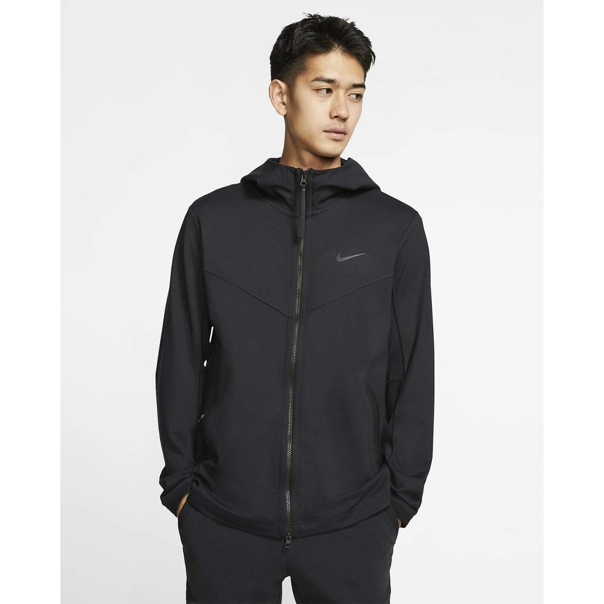 Nike Sportswear Tech Pack Men`s Hooded Full-zip Jacket Black Size XL