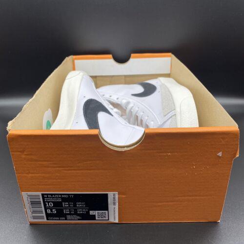 Nike shoes Blazer Mid - White, Black , 100 Manufacturer 8