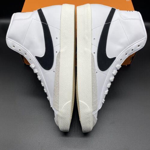 Nike shoes Blazer Mid - White, Black , 100 Manufacturer 5
