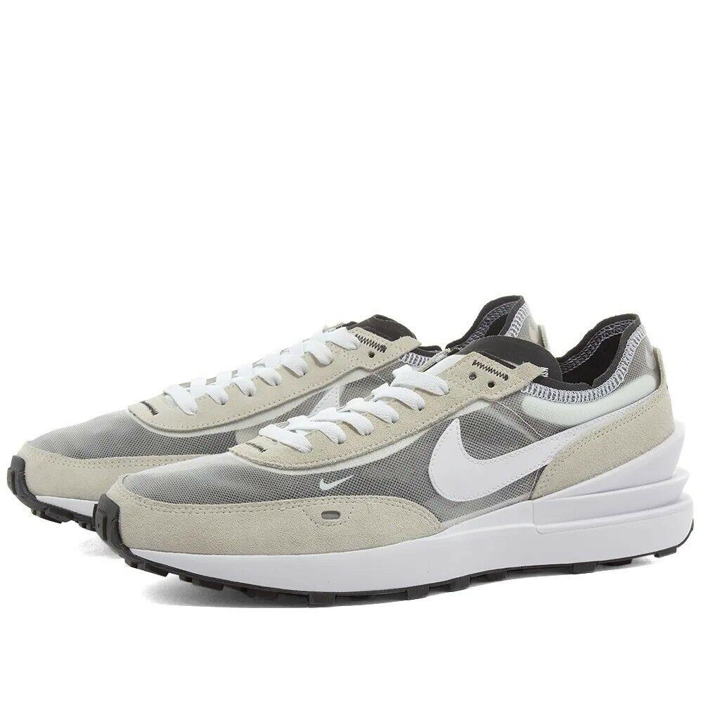 nike waffle one men's summit white