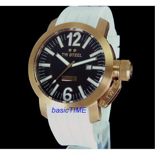 TW Steel TW97 Men Automatic Swiss Made Rose Gold 48mm Super Sale