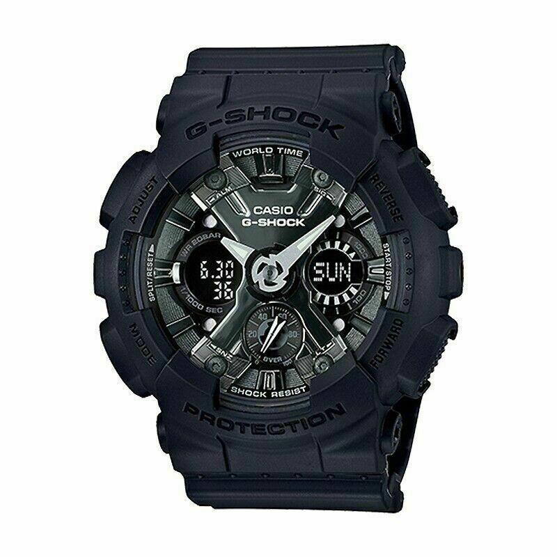 Casio G-shock Men`s Ana-digital Black Resin Watch GMAS120MF-1A