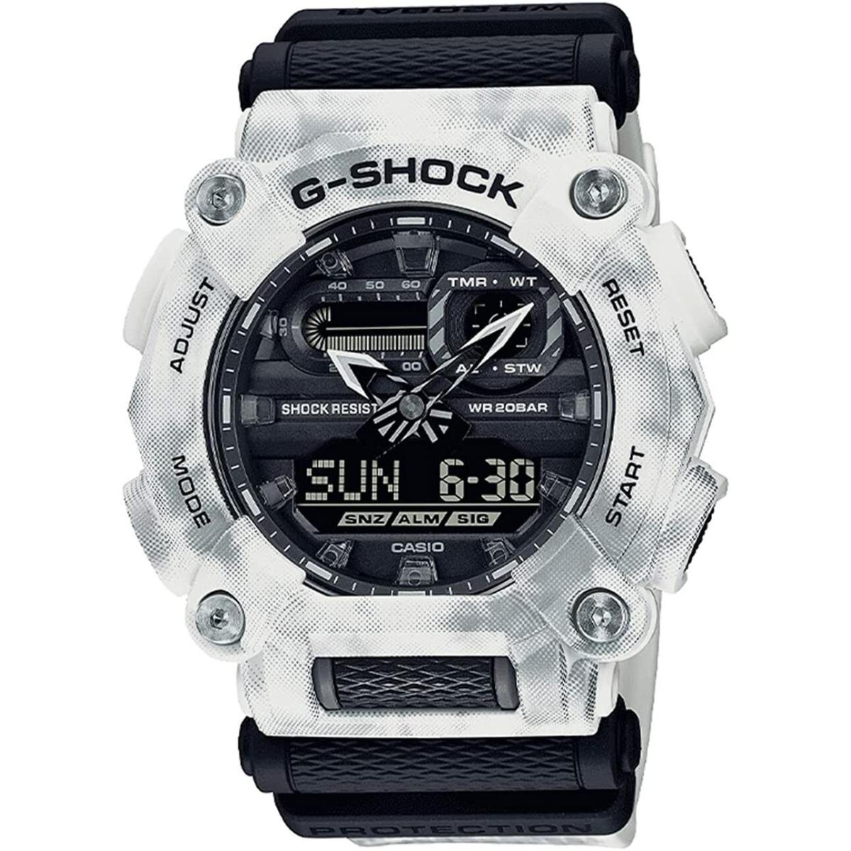 Casio G-shock GA900GC-7A Snow Camouflage Limited Edition Men`s Watch