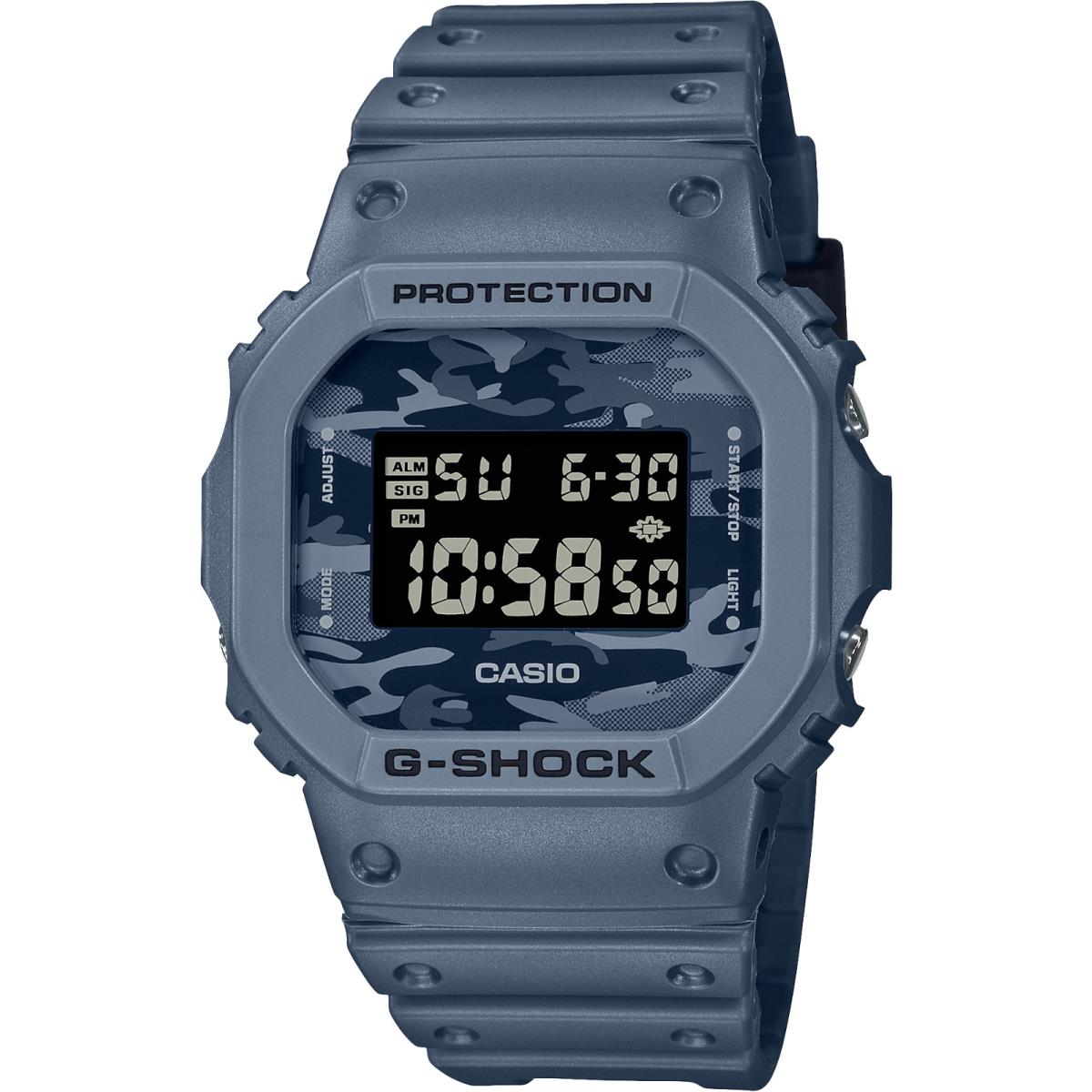 Casio G-shock DW5600CA-2 Camouflage Blue Grey Limited Watch