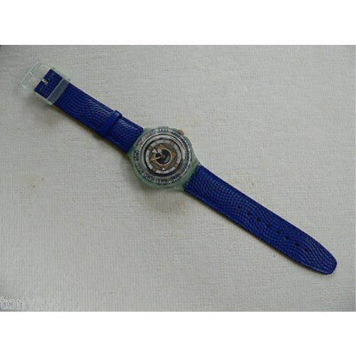 Swatch watch  - Multi-Color Dial, Blue Band 0