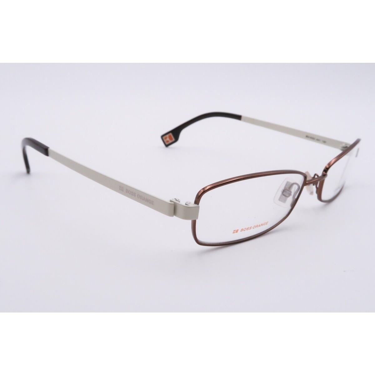 Nos Hugo Boss Orange BO 0022 Eyeglasses Frames AA41 Brown White 53 17-135 C396