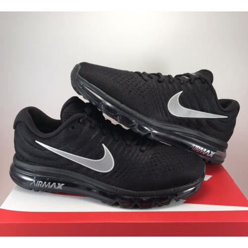 Nike Air Max 2017 Shoes Black Anthracite White 849559-001 Men Size 11