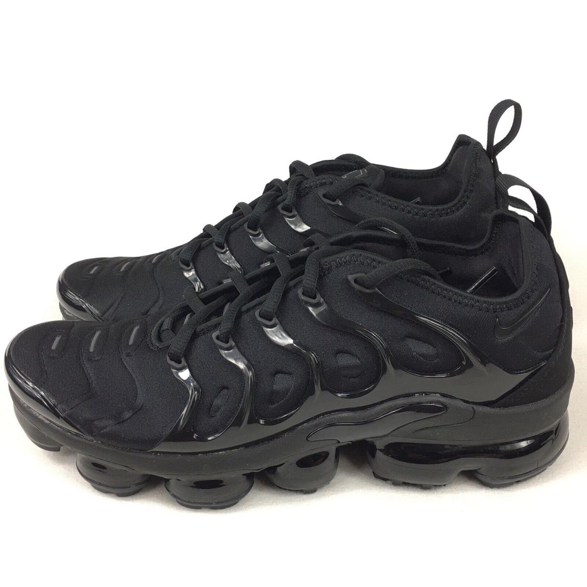 Nike Air Vapormax Plus Triple Black 2021 924453-004 Mens Size 8 No Lid - Black