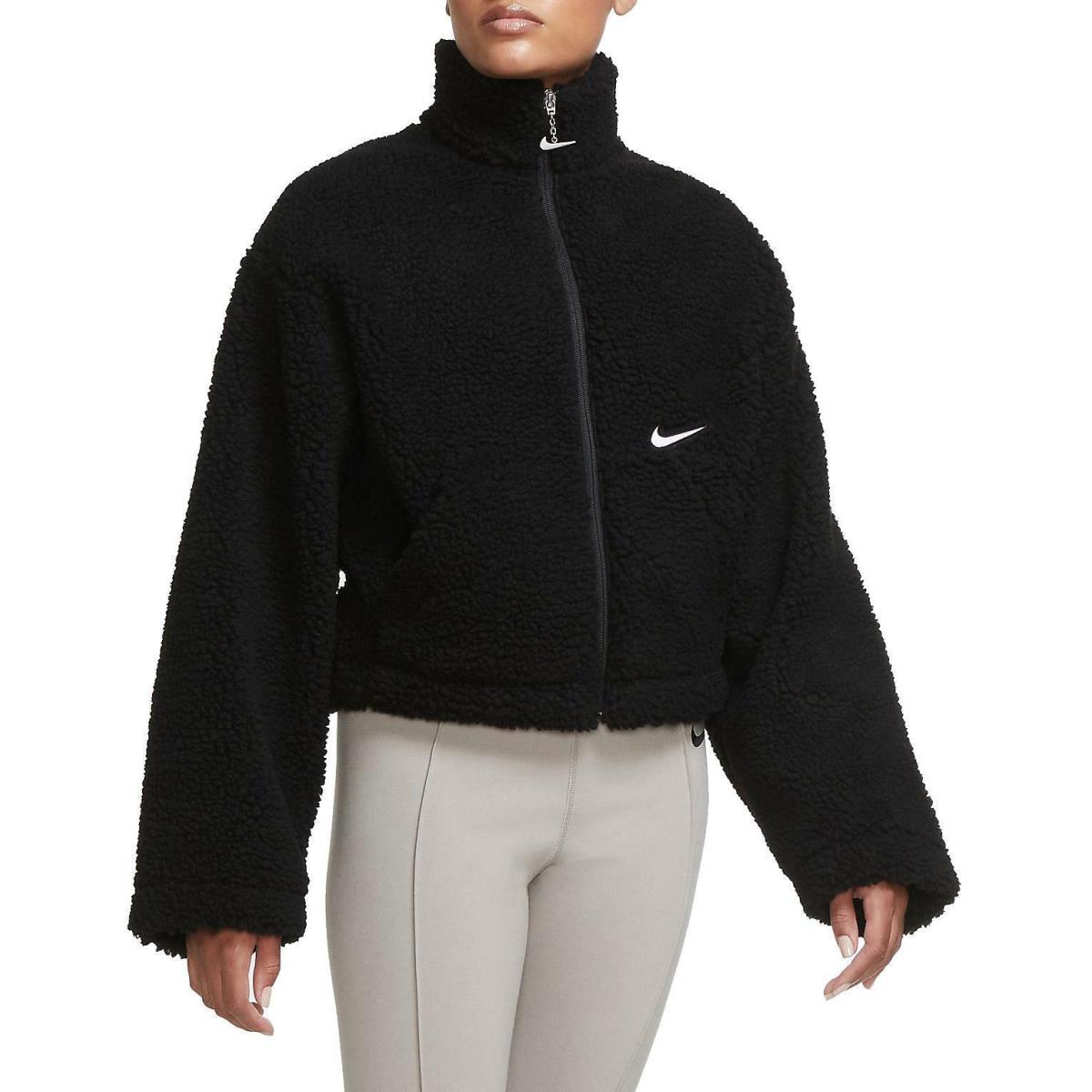 nike women's swoosh sherpa jacket