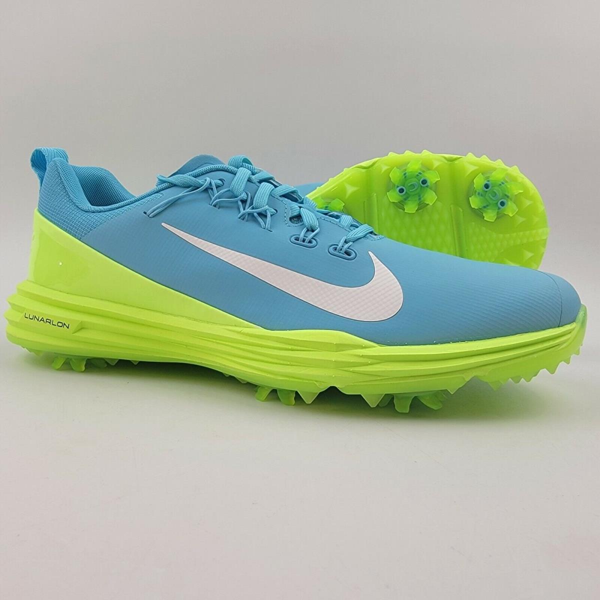 Nike Lunar Command 2 Golf Shoes Cleats Sky Blue Ghost Green 880120-400 Womens 6