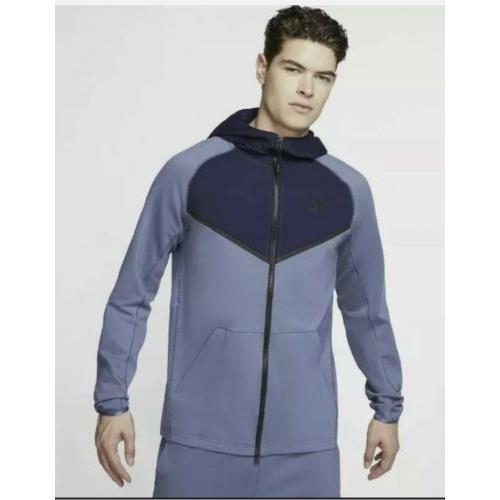 nike diffused blue hoodie