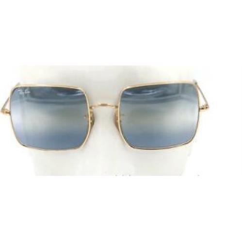 Ray-ban Square Arista Clear Gradient Blue Sunglasses RB1971 001/GA 54-19