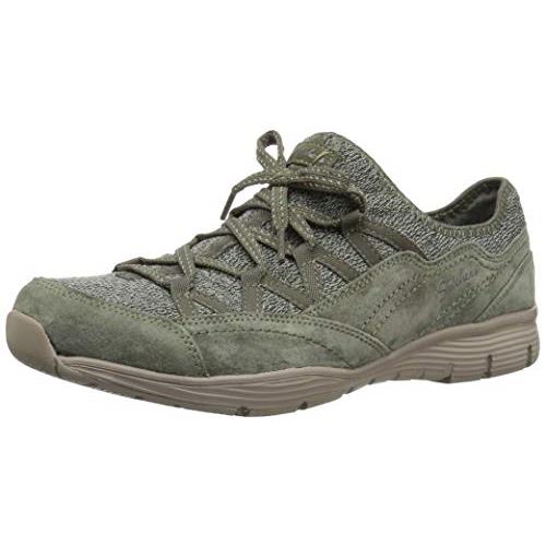 Skechers Women`s Seager-zip Line-fixed Bow Quarter - Choose Sz/col Olive