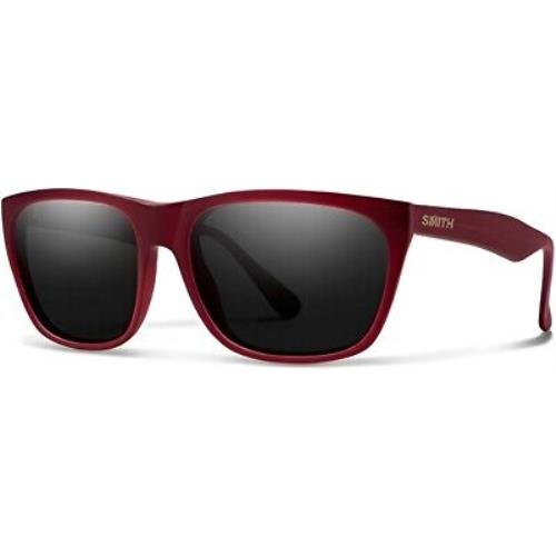 Smith Optics Sunglasses - TIOGA-0LPA/IR -red/black Carbonic Lens 58-17-150 - Frame: Red, Lens: Black
