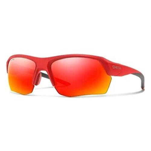 Smith Sunglasses - Tempo Max 0Z3/X6 -matte Rise/sun Red Mirror Chromapop - Orange Frame, Sun Red Lens