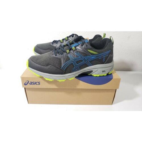 Asics Men`s Gel-venture 8 Running Shoes Size 8 Black/directoire Blue