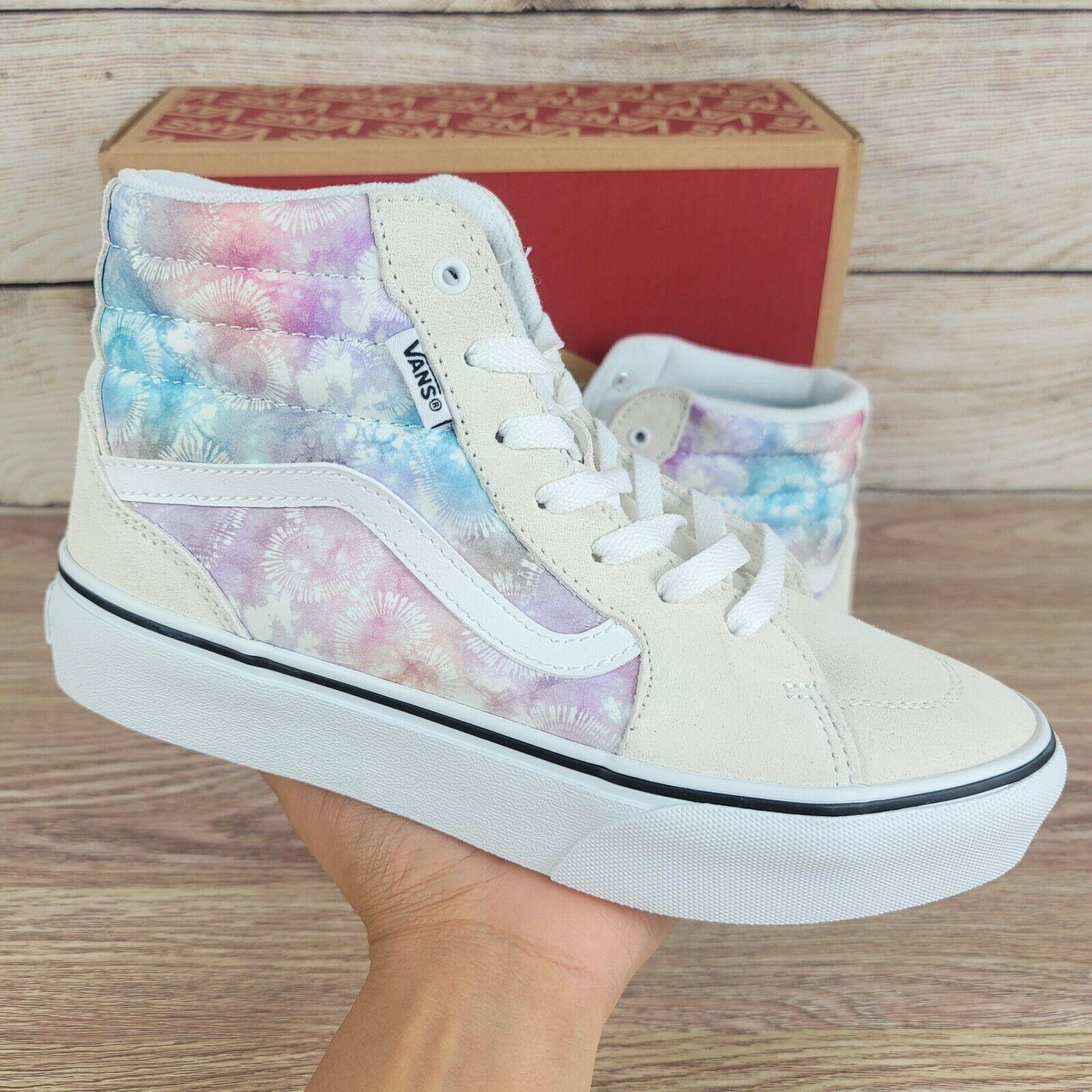 tie dye platform vans