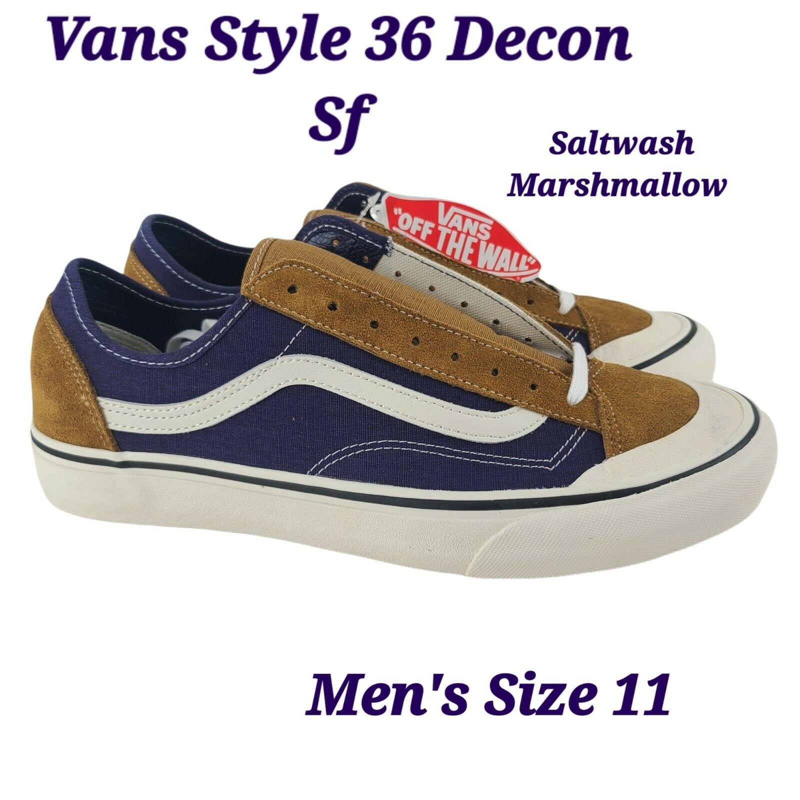 Vans Salt Wash Style 36 Decon SF Skate Shoes Sneakers VN0A5HYRA0S US Mens 11