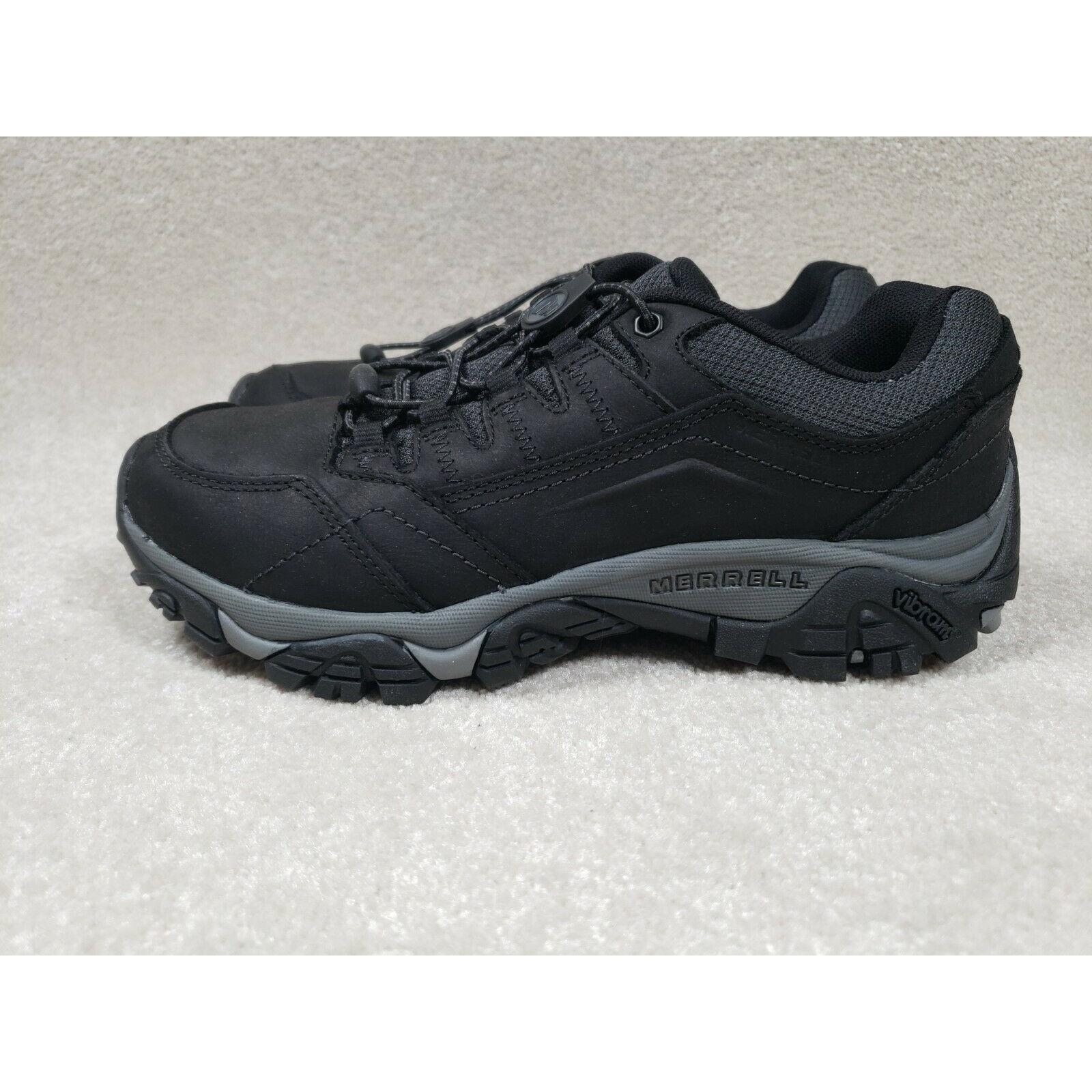 Merrell Men`s Hiking Shoes Size 8 Walking Outdoor Moab Adventure Black
