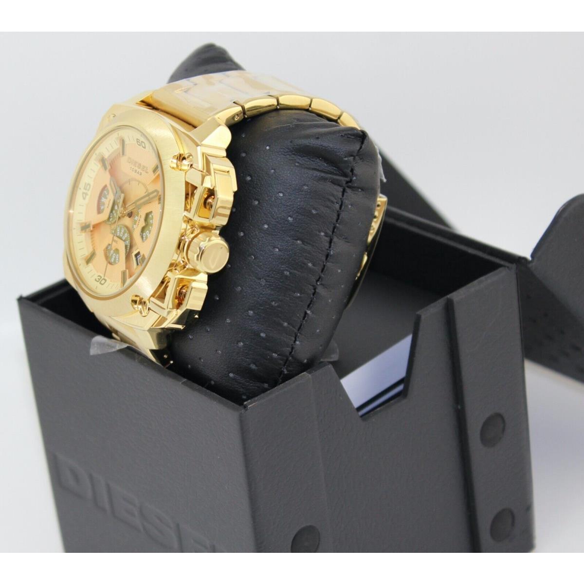 Diesel Bamf Chronograph Gold Men`s DZ7450 Watch