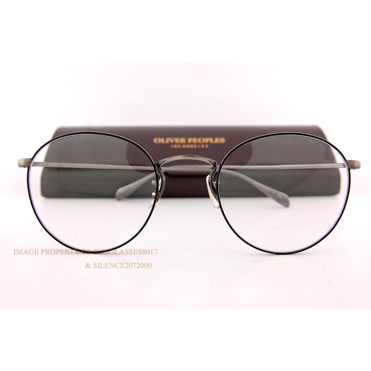 Oliver Peoples Eyeglass Frames Coleridge OV 1186 5296 Antique Gold/black