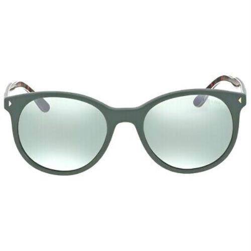 Prada Sunglasses - 0PR 06TS VAS2B0 - Green/silver Lens 53mm