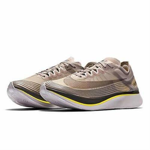Nike Mens Zoom Fly Athletic Trainer Running Shoes - Sepia Stone/Sepia Stone