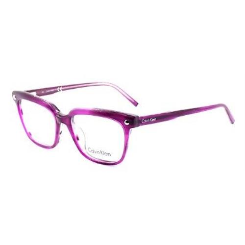 Calvin Klein CK5963 480 Women`s Eyeglasses Frames Purple 52-16-140 + Case - Frame: Purple