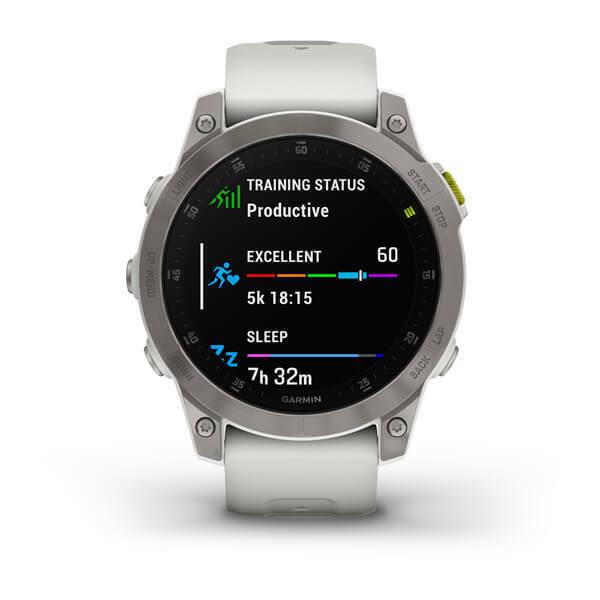 Garmin Epix Gen 2 Premium Active Smartwatch White Titanium