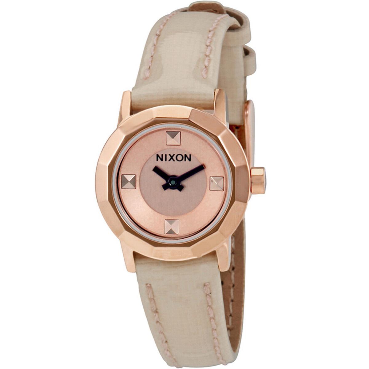 Casio Nixon Women`s Mini B Rose Gold Dial Watch - A338-1532