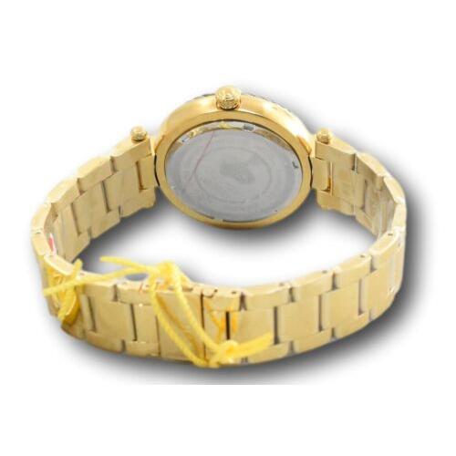 Invicta watch Character Collection - Multicolor Dial, Gold Band, Gold Bezel