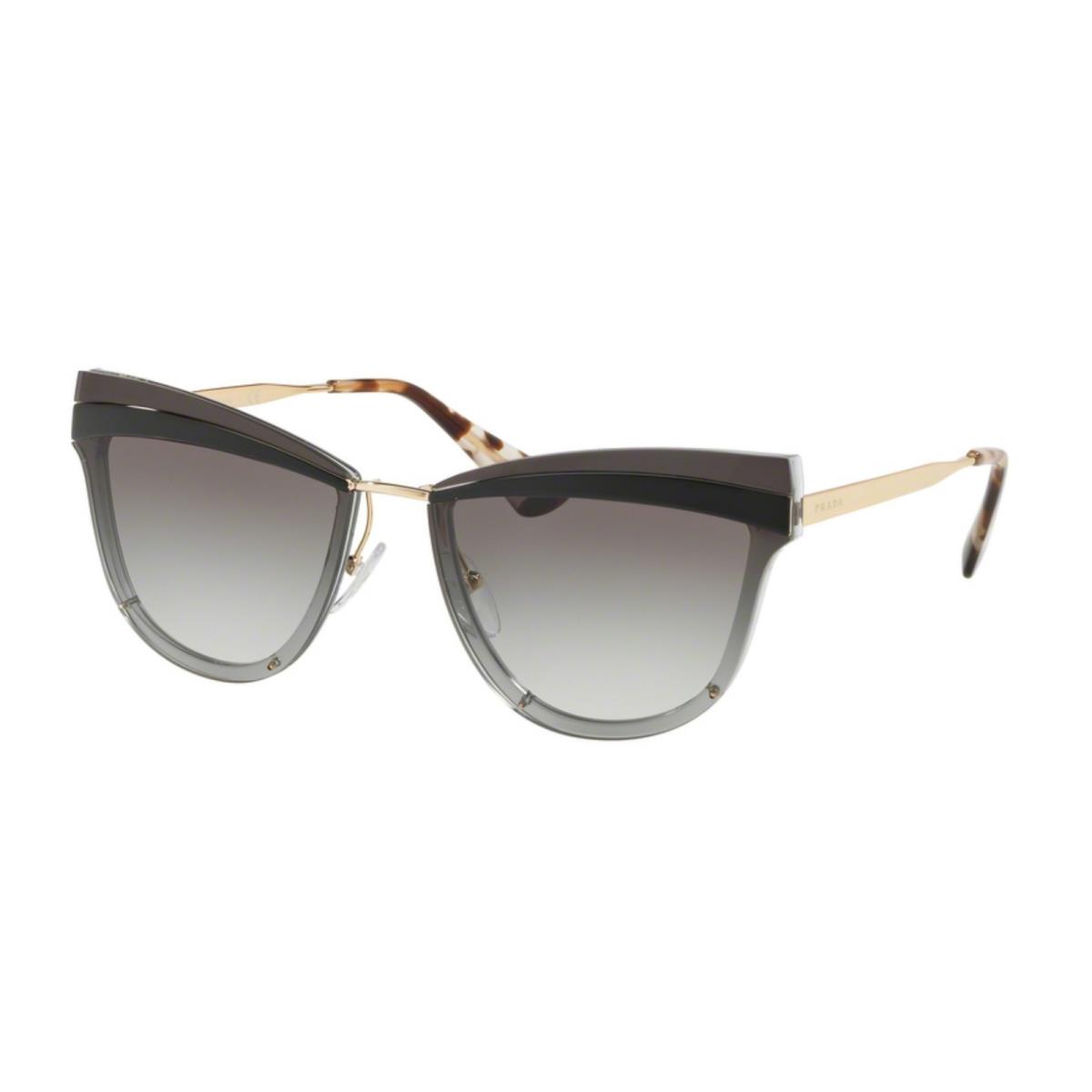 Prada Sunglasses PR 12US Kui 0A7 Sand Gold Black /grey Gradient