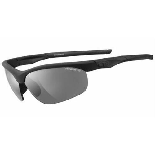 Tifosi Veloce Tactical Sunglasses -new- Ansi Z87.1 Rated Lens + Extra Lens Incl - Black Frame, Smoke - HC Red - Clear Lens, Black Manufacturer