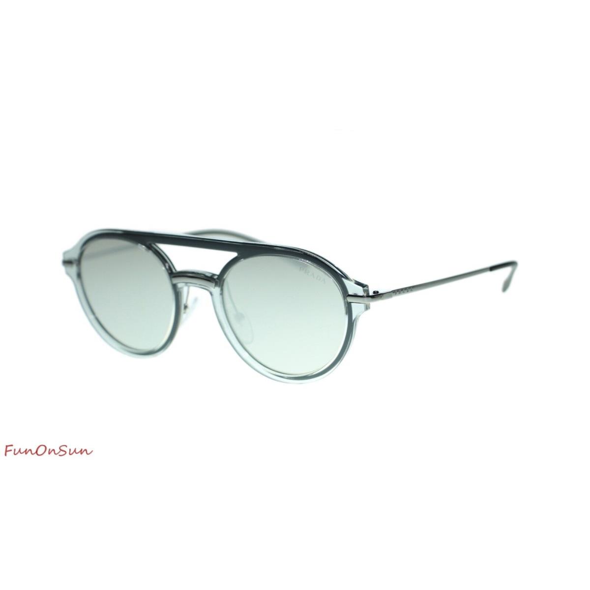 Prada Men Sunglasses PS05TS MQG2B0 Grey/light Grey Mirror Silver Lens 51mm