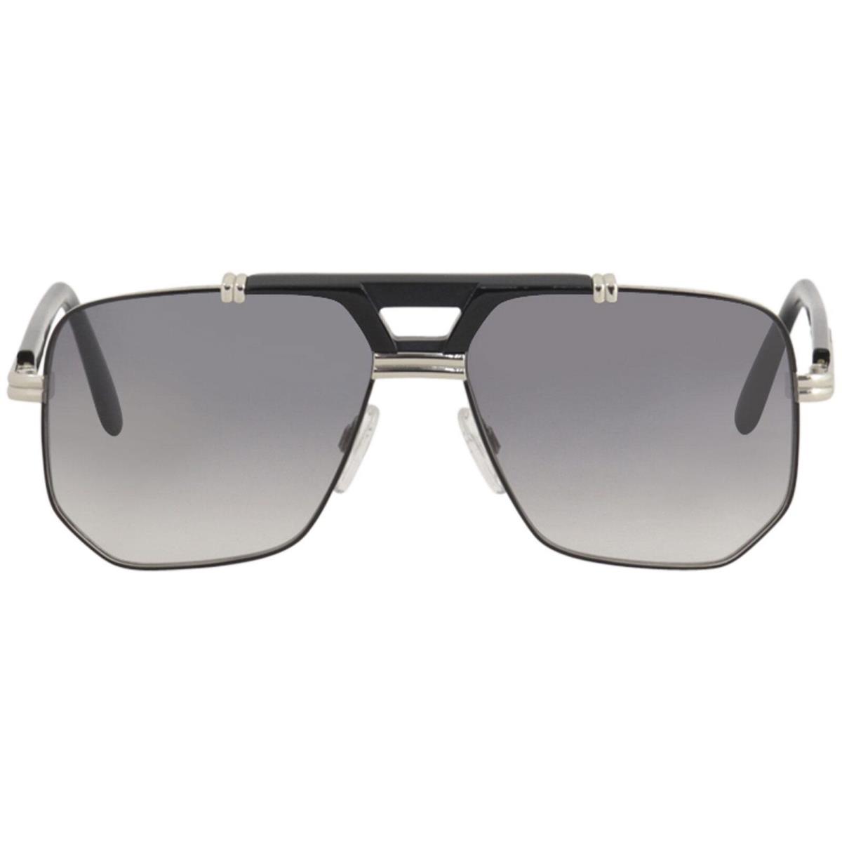 Cazal Legends Men`s 990 002SG Black/silver Retro Pilot Sunglasses 59mm