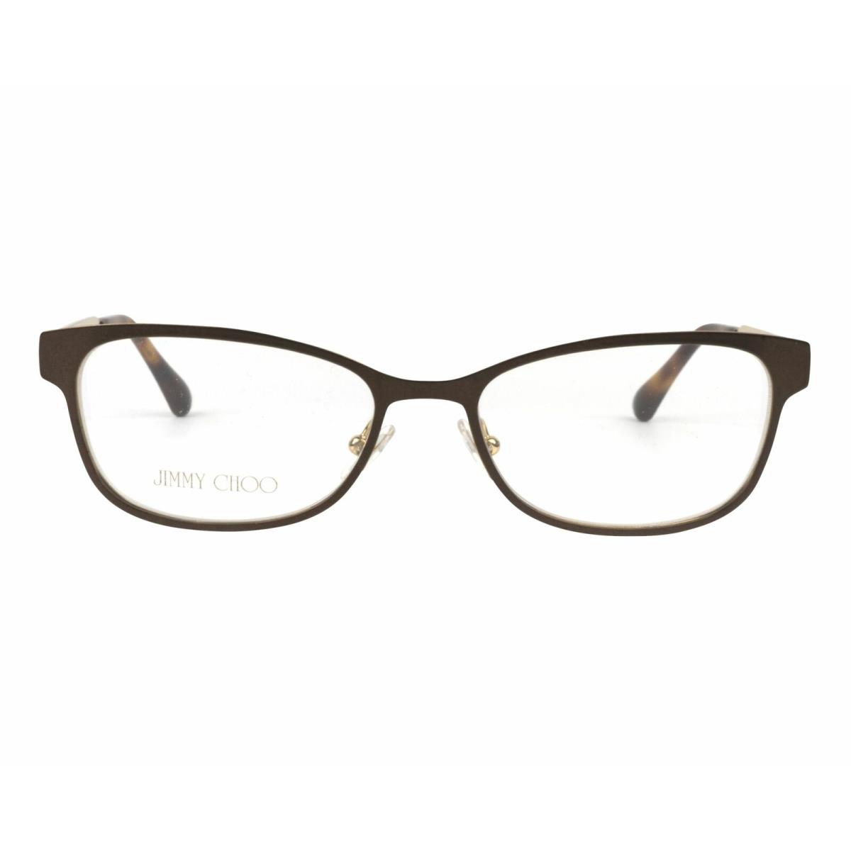 Jimmy Choo JC203 04IN 00 Eyeglasses Matte Brown Frame 54 Mm