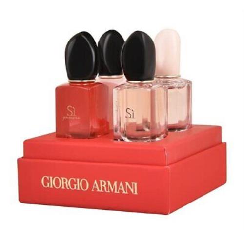 Giorgio Armani Si Mini Perfume Passione Edp Intense Edt .17 oz
