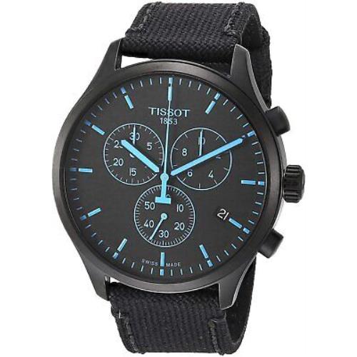 Tissot Mens Chrono XL Stainless Steel Sport Watch Black T1166173705100