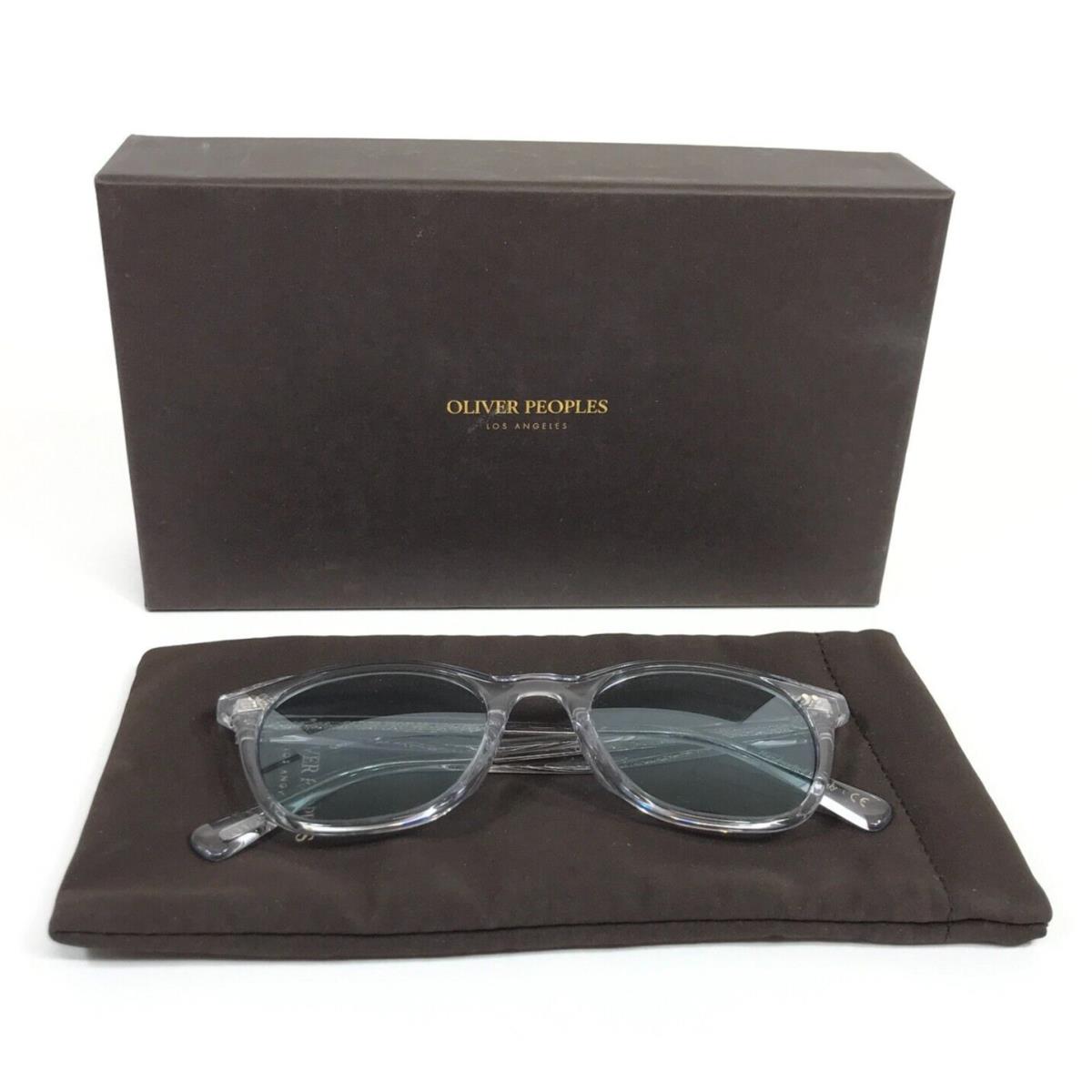 Oliver Peoples Sunglasses OV5464U 1101 Cayson Clear Frames with Blue Lenses 49mm