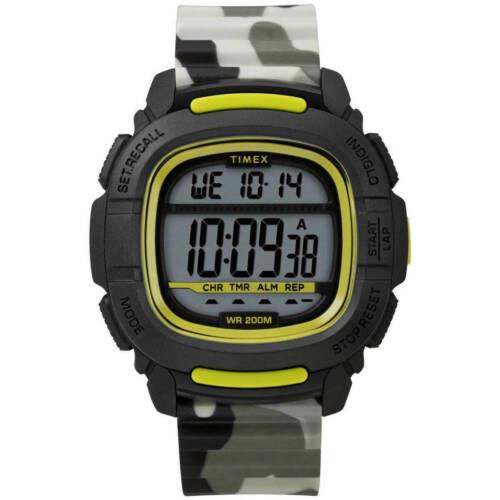 Timex Men`s Watch Boost Shock Digital Dial Camouflage Strap TW5M26600JV