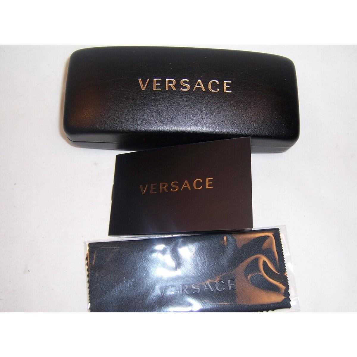 Versace Eyeglasses VE1264 1436 Black Gold 54mm RX 1264 | - Versace ...