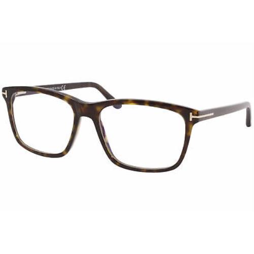 Tom Ford TF5479-B 052 Eyeglasses Men`s Havana Full Rim Square 56mm