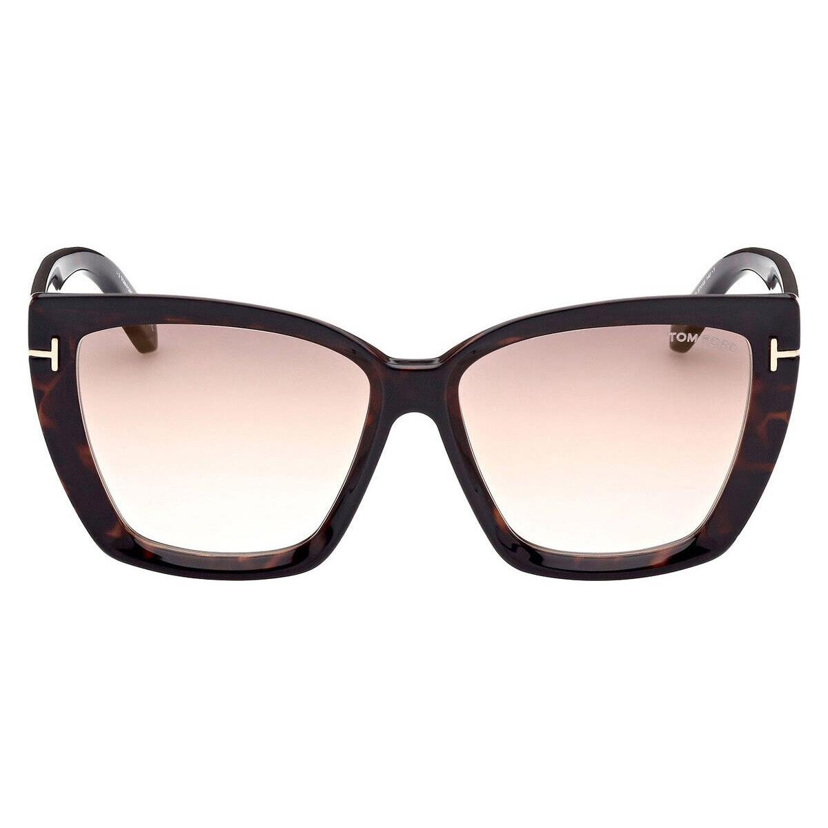 Tom Ford sunglasses  - Shiny Havana Frame, Brown/Light Gold Lens 0