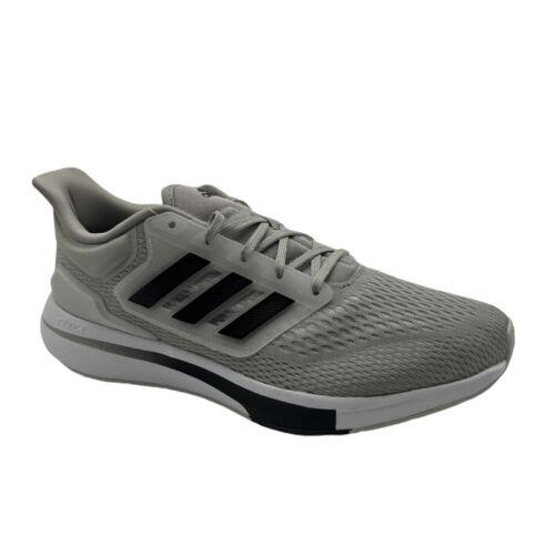 Men`s Adidas EQ21 Metal Grey Running Shoe Athletic Sneaker Sz 10